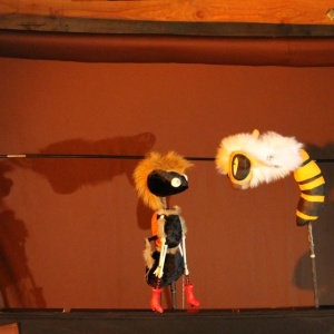 Spectacle de marionnette Les Fables en Folie Marionnettes à bâtons 07