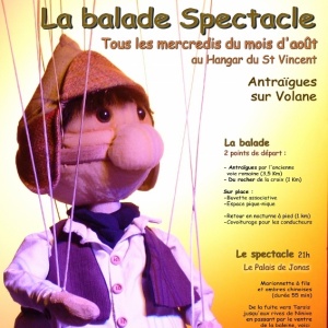 Affiche de la balade spectacle 2012