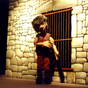 Le rockeur, marionnette à fils