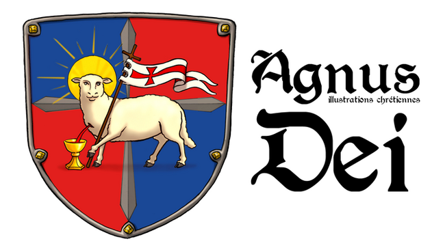 Logo Agnus Dei - illustrations chrétiennes - Gilles Agar