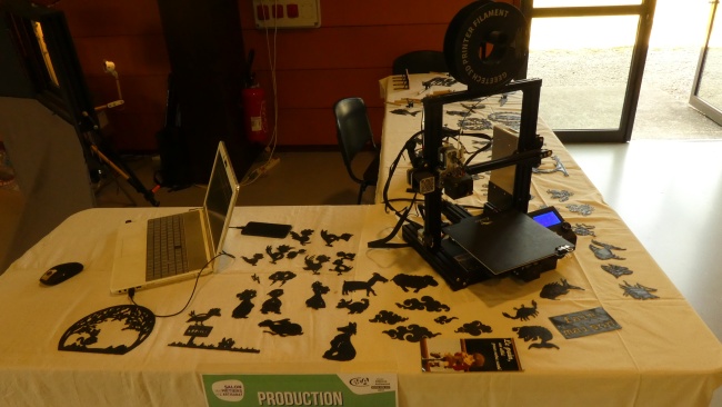 Salon des Métiers et de l'Artisanat - Boutique des marionnettes - Ardèche - l'impression 3D