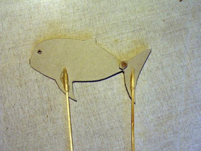 Construction d'une baleine (collage)