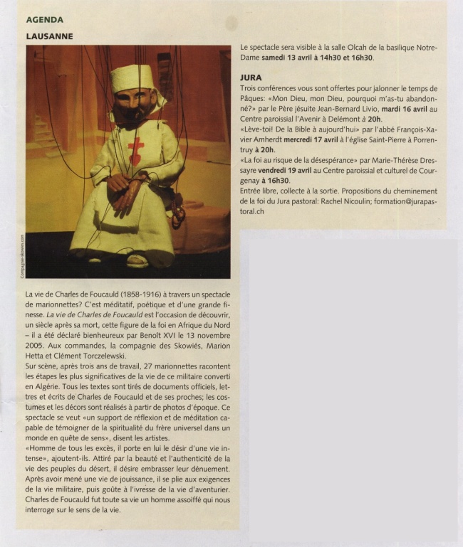 Charles de Foucauld en Suisse 02 1200p Charles de Foucauld en Suisse 02 1200p